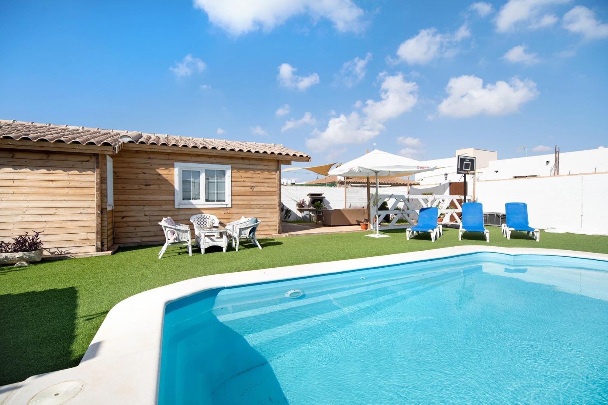Villa Fuego - Solo Familias Chiclana de la Frontera Bagian luar foto
