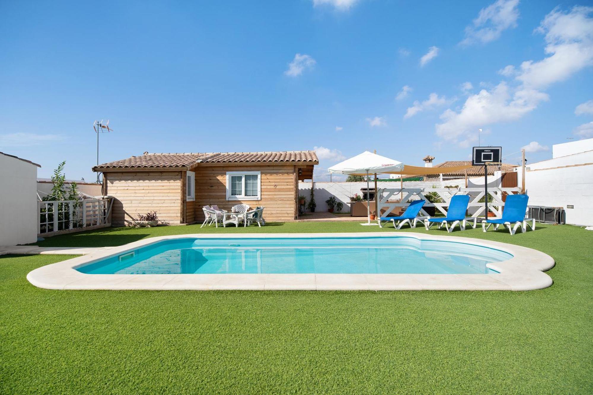 Villa Fuego - Solo Familias Chiclana de la Frontera Bagian luar foto